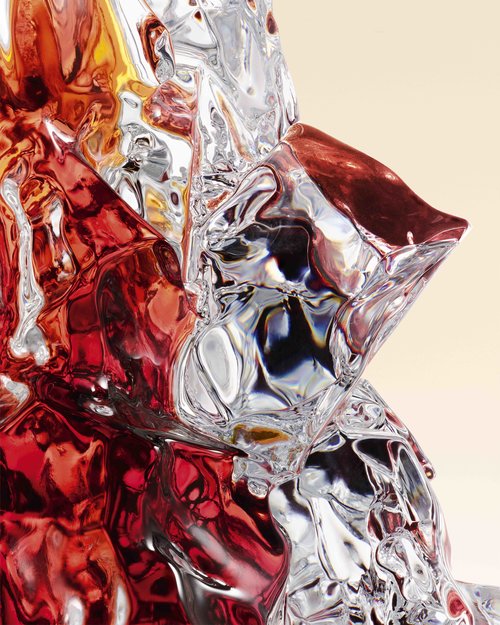 Detailed picture of the cristal from the Mathusalem bottle of Hennessy XO
