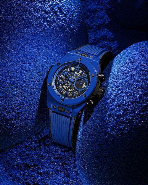 A production of brand content visuals for Hublot's social media, for the launch of two new watches.