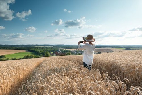 Photo de paysage pour une campagne d'affichage d'envergure nationale pour Bouygues Telecom