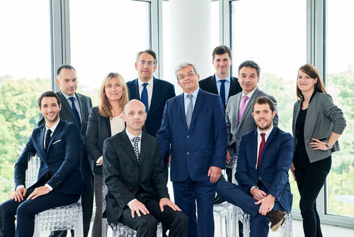 Corporate group portrait