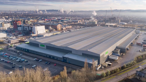 Photo shots taken with a drone in order to capture Barclays' real estate assets in 20 cities in the United Kingdom.
