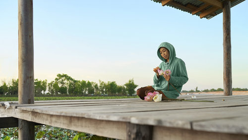 Photo réalisée pour Kenzo au Laos.