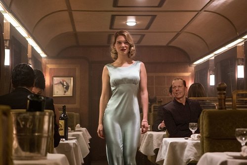 James Bond style shooting and luxury atmosphere.