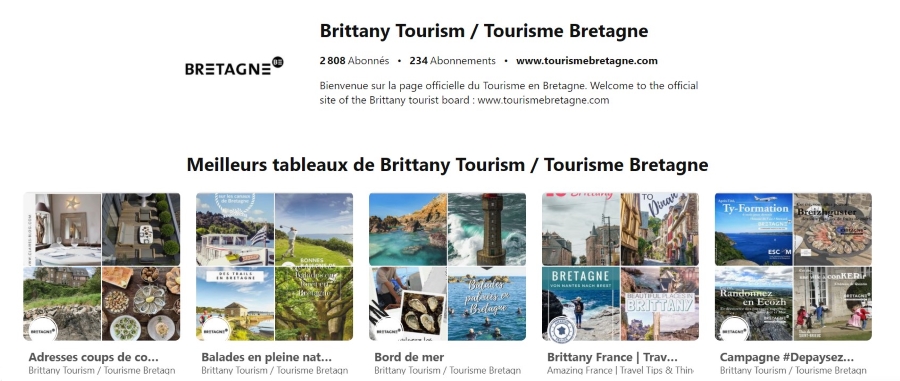 CRT Bretagne Pinterest Tourisme Travel
